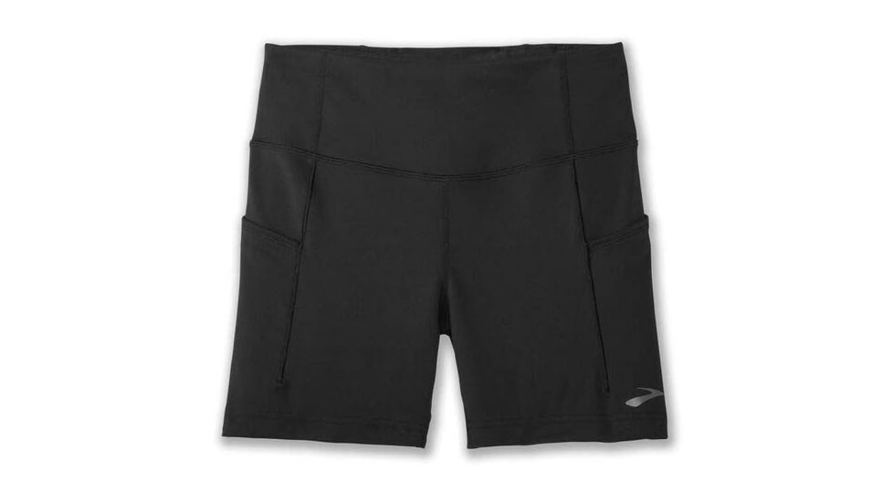 Brooks Method 5in Short Tight - Womens, Black, XL, 221523001.040