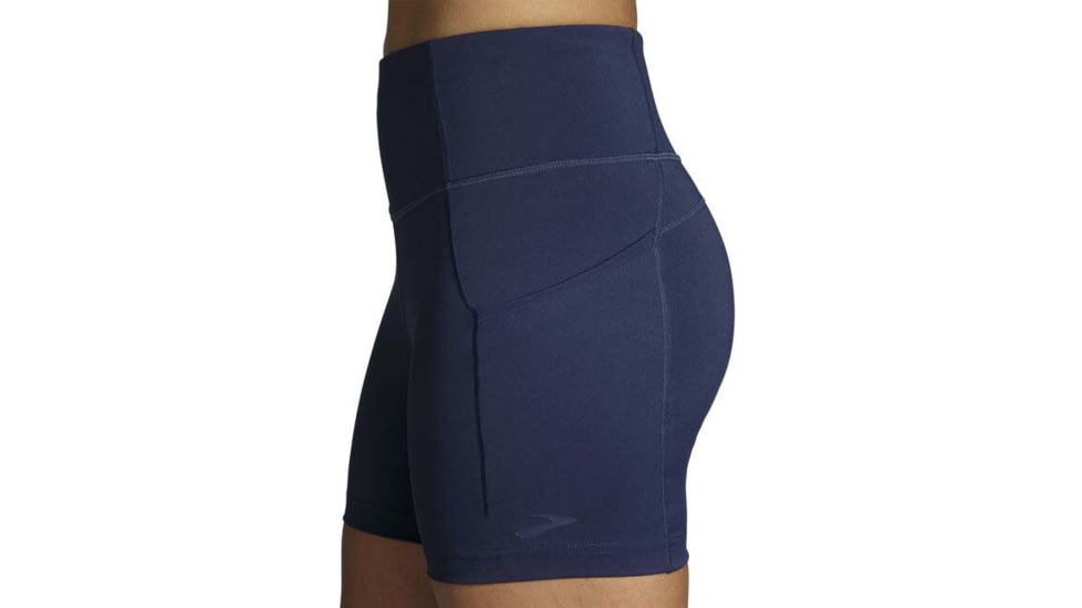 Brooks Method 5in Short Tight - Womens, Navy, XS, 221523451.020