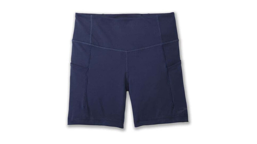 Brooks Method 5in Short Tight - Womens, Navy, XS, 221523451.020