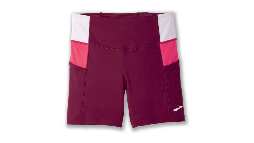 Brooks Method 5in Short Tight - Womens, Razzmatazz/Quartz/Hyper Pink, XS, 221523633.020