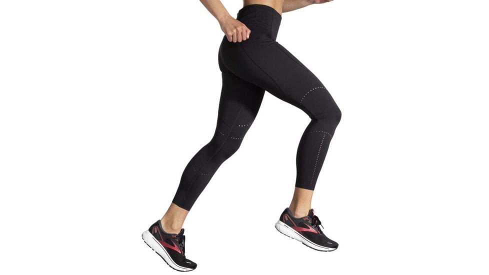 Brooks Method 7/8 Tight - Womens, Black, L, 221524001.035