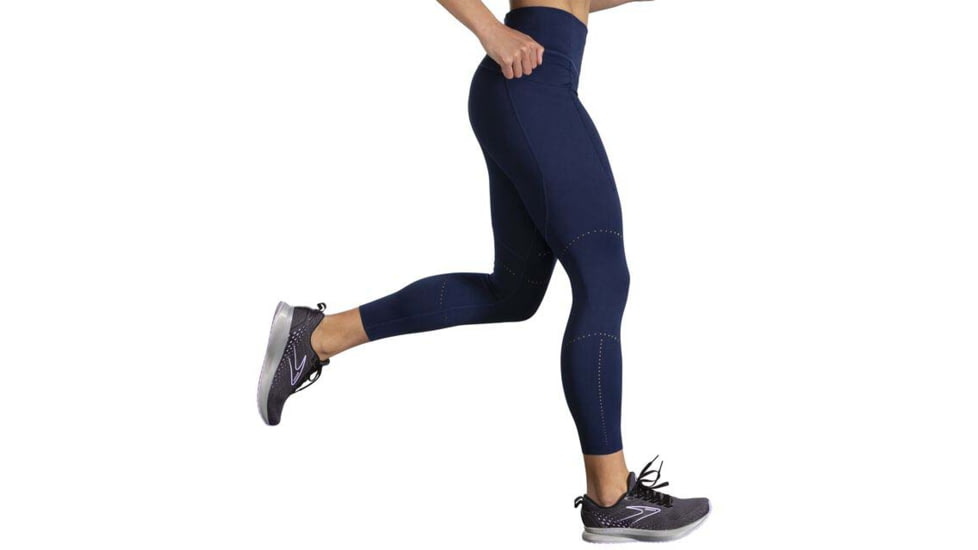 Brooks Method 7/8 Tight - Womens, Navy, L, 221524451.035