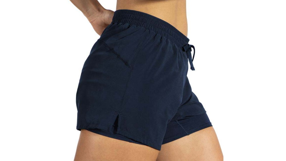 Brooks Moment 5in 2-in-1 Short - Womens, Navy, XXL, 221583451.045
