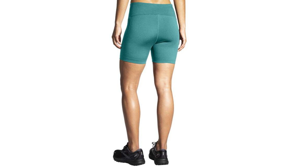 Brooks Moment 5in Short Tight - Womens, Nile Green, XL, 221584336.040