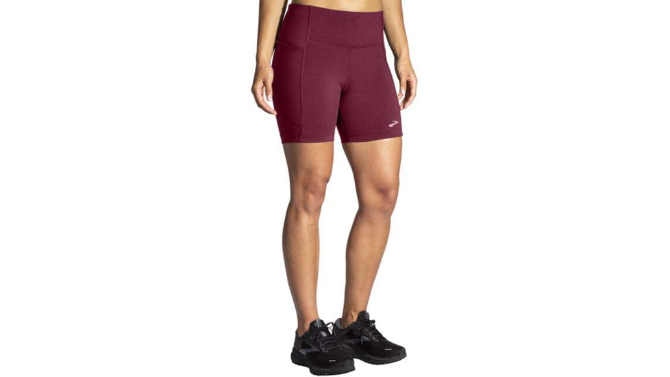 Brooks Moment 5in Short Tight - Womens, Razzmatazz, L, 221584665.035