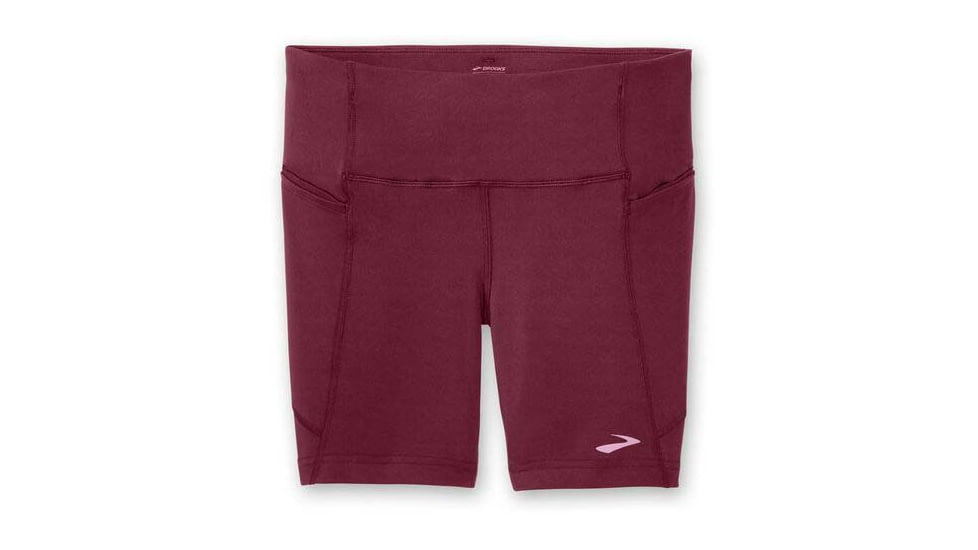 Brooks Moment 5in Short Tight - Womens, Razzmatazz, L, 221584665.035