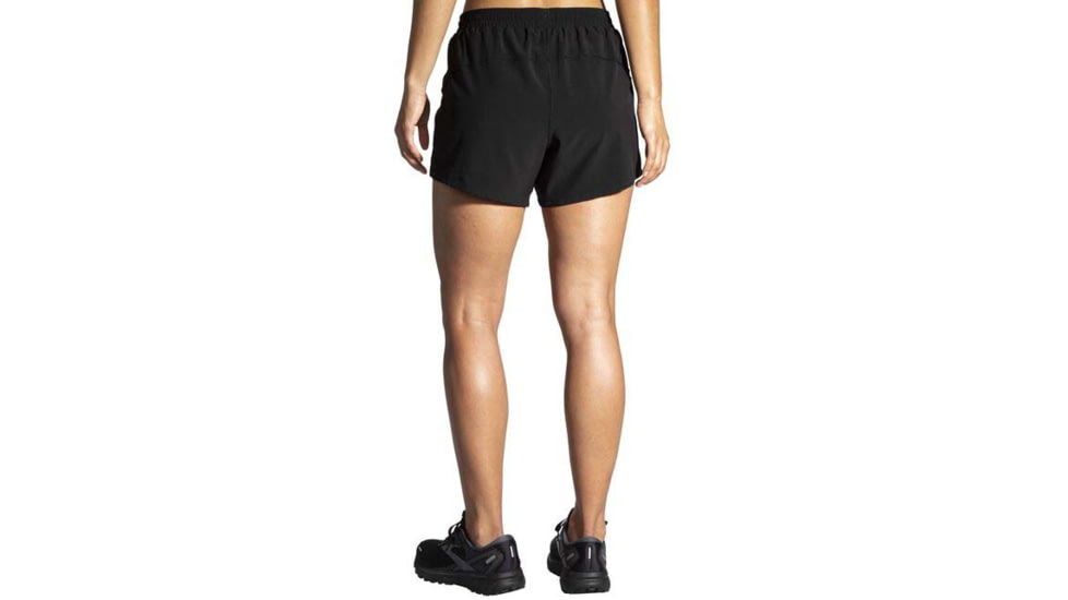 Brooks Moment 5in Short - Womens, Black, XXL, 221582001.045