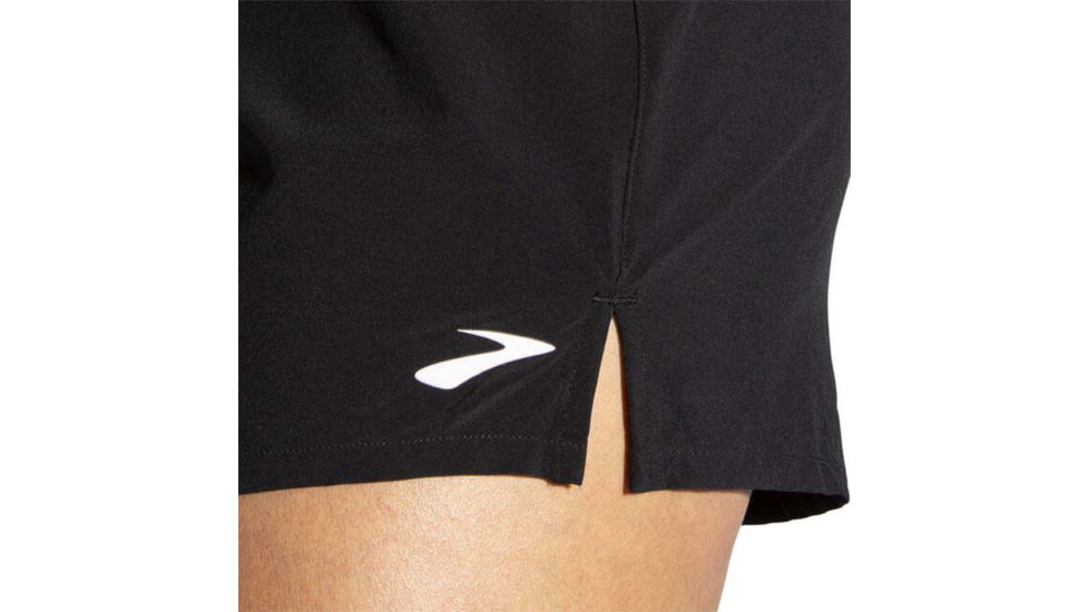Brooks Moment 5in Short - Womens, Black, XXL, 221582001.045