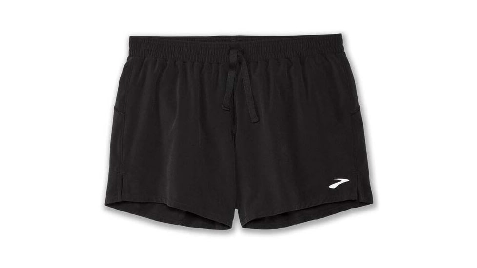 Brooks Moment 5in Short - Womens, Black, XXL, 221582001.045