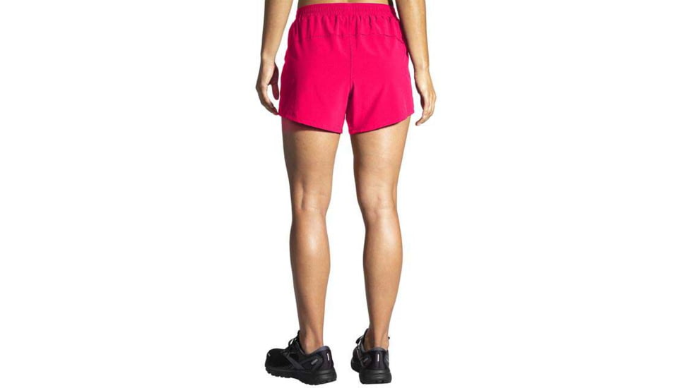 Brooks Moment 5in Short - Womens, Hyper Pink, M, 221582620.030