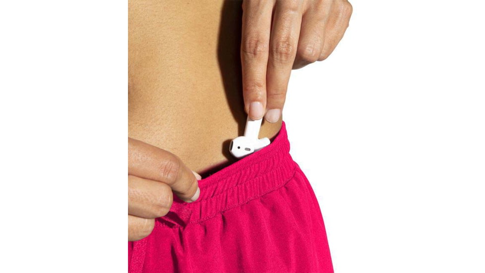 Brooks Moment 5in Short - Womens, Hyper Pink, M, 221582620.030