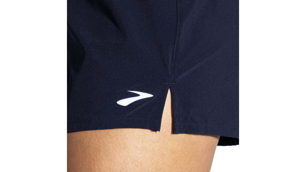 Brooks Moment 5in Short - Womens, Navy, XL, 221582451.040