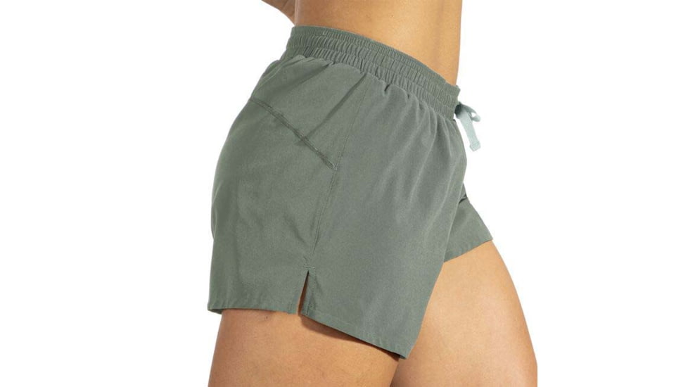 Brooks Moment 5in Short - Womens, Pebble, XL, 221582391.040