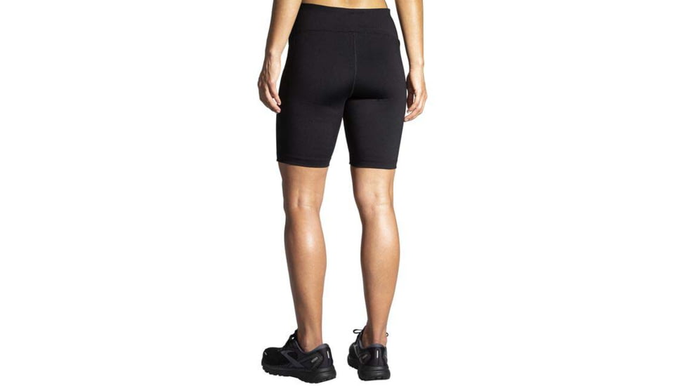 Brooks Moment 8in Short Tight - Womens, Black, XXL, 221585001.045