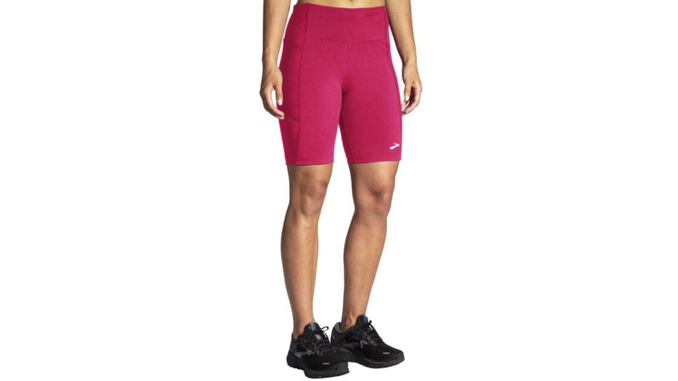 Brooks Moment 8in Short Tight - Womens, Hyper Pink, XL, 221585620.040