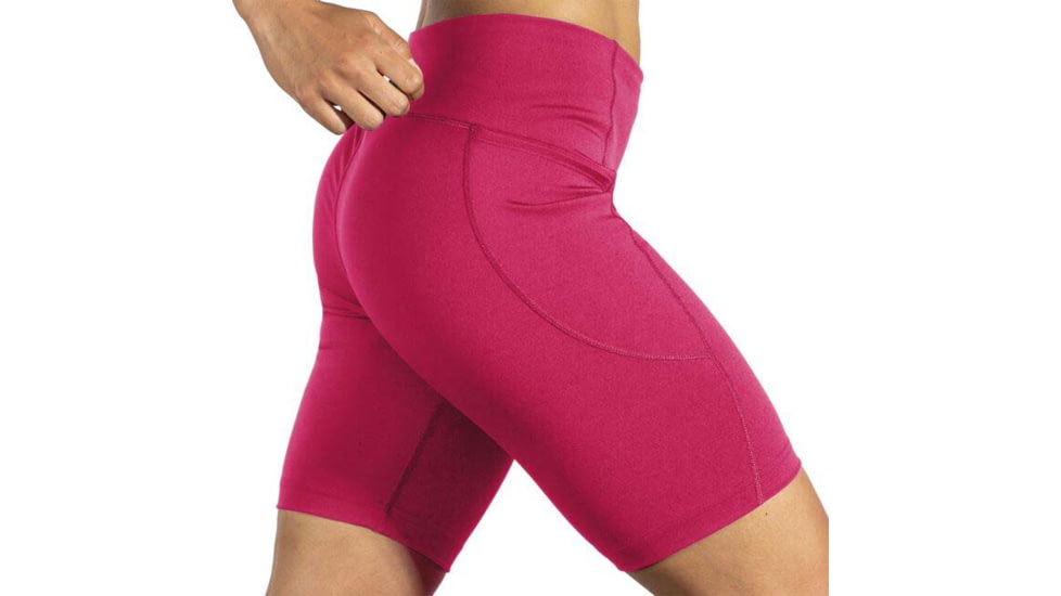 Brooks Moment 8in Short Tight - Womens, Hyper Pink, XL, 221585620.040