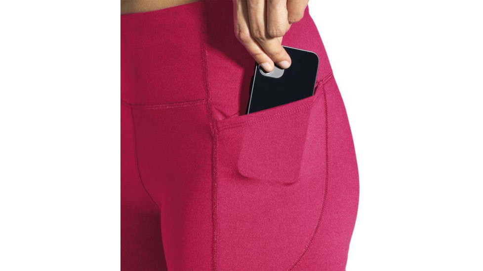 Brooks Moment 8in Short Tight - Womens, Hyper Pink, XL, 221585620.040