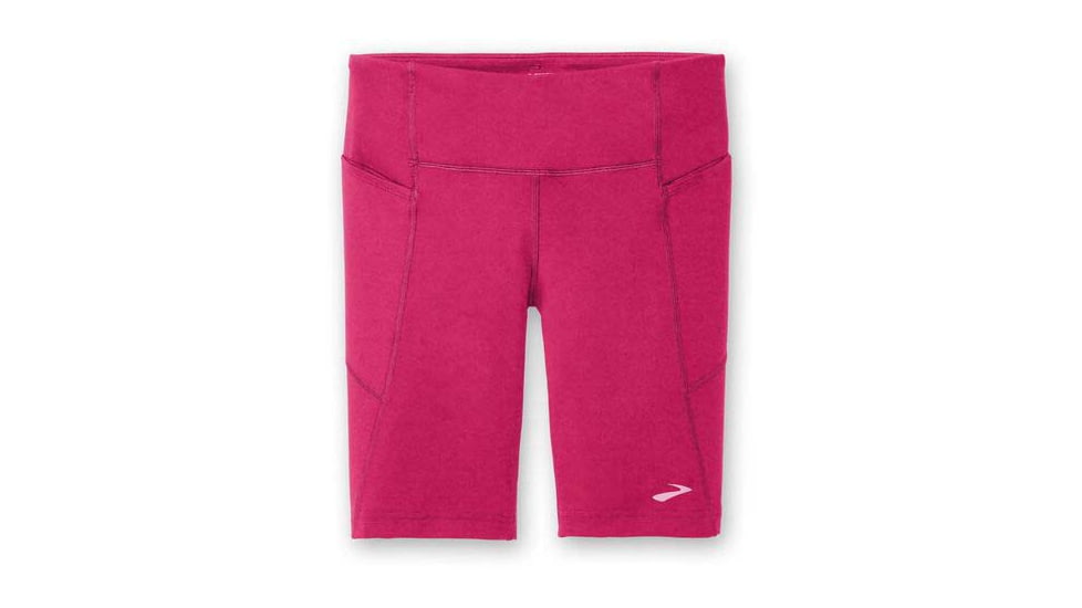 Brooks Moment 8in Short Tight - Womens, Hyper Pink, XL, 221585620.040