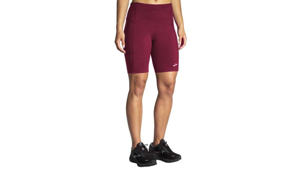 Brooks Moment 8in Short Tight - Womens, Razzmatazz, XL, 221585665.040