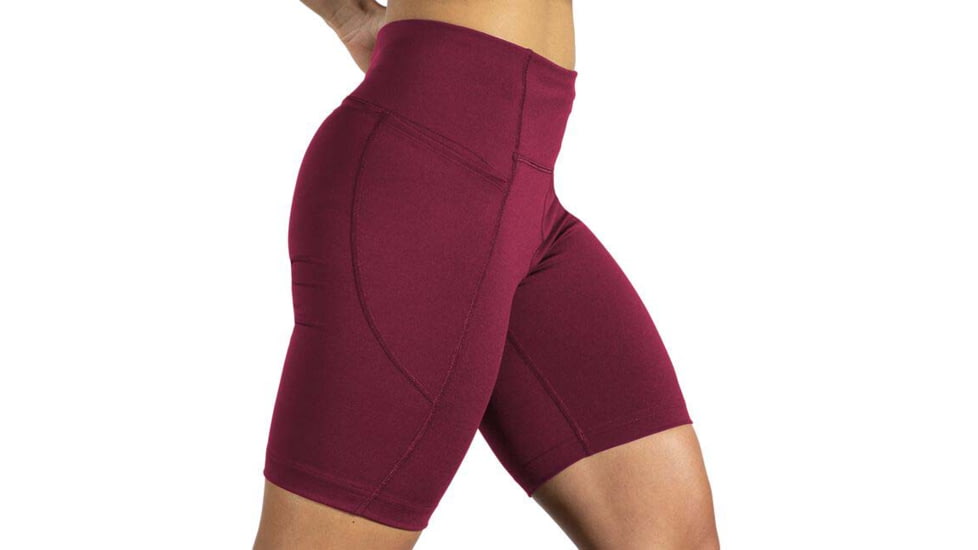 Brooks Moment 8in Short Tight - Womens, Razzmatazz, XL, 221585665.040