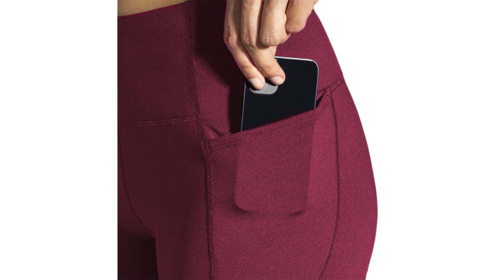 Brooks Moment 8in Short Tight - Womens, Razzmatazz, XL, 221585665.040