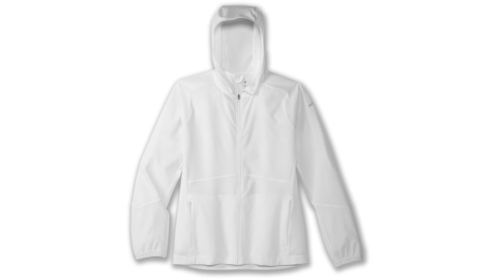 Brooks Moment Jacket - Womens, White, S, 221616119.025
