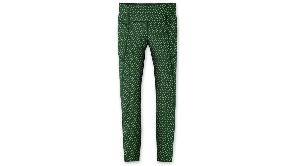 Brooks Moment Tight - Womens, Green/Run Lucky, S, 221586327.025