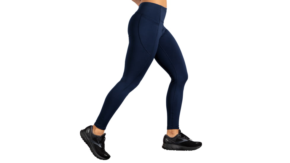 Brooks Moment Tight - Womens, Navy, XS, 221586451.020