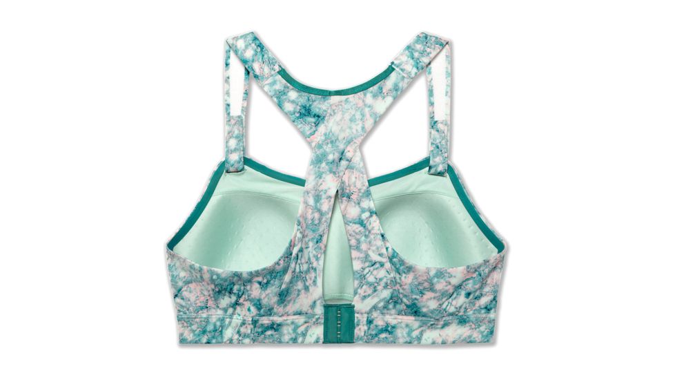 Brooks Moving Comfort Juno Bra - Womens, Mint Marble, 30-D, 350071379.0301D
