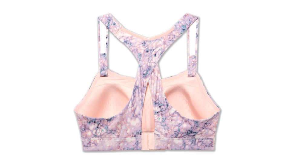 Brooks Moving Comfort Juno Bra - Womens, Quartz Marble, 40-B, 350071609.0401B