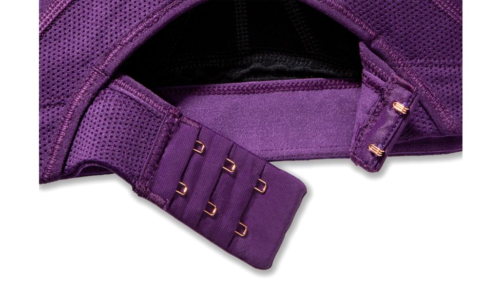 Brooks Moving Comfort Rebound Racer Bra - Womens, Berry Jacquard, 36-DD, 350037512.0362D