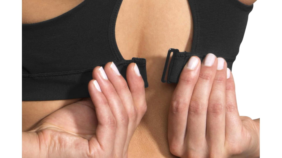 Brooks Moving Comfort UpLift Crossback Bra - Womens, Black, L, 300616001.035