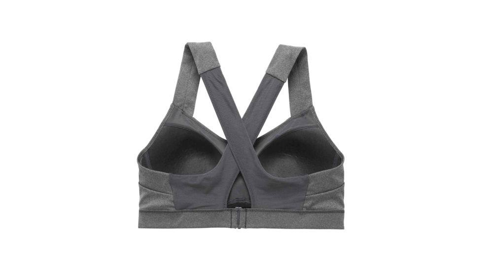 Brooks Moving Comfort UpLift Crossback Bra - Womens, Heather Asphalt, XXL, 300616020.045