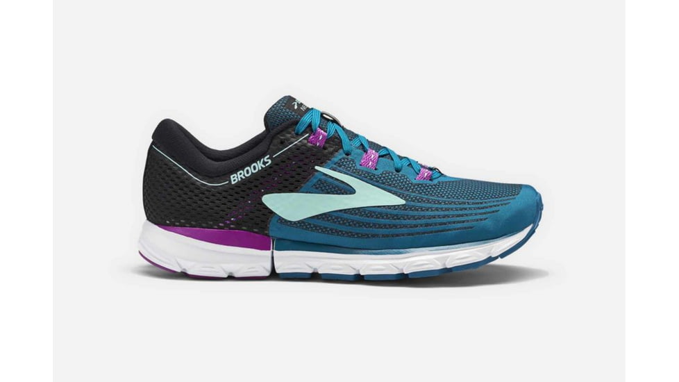 Brooks Neuro 3 Womens Road Running Shoes, Lagoon/Black/Purple, 5 US, Medium, 1202601B329.050