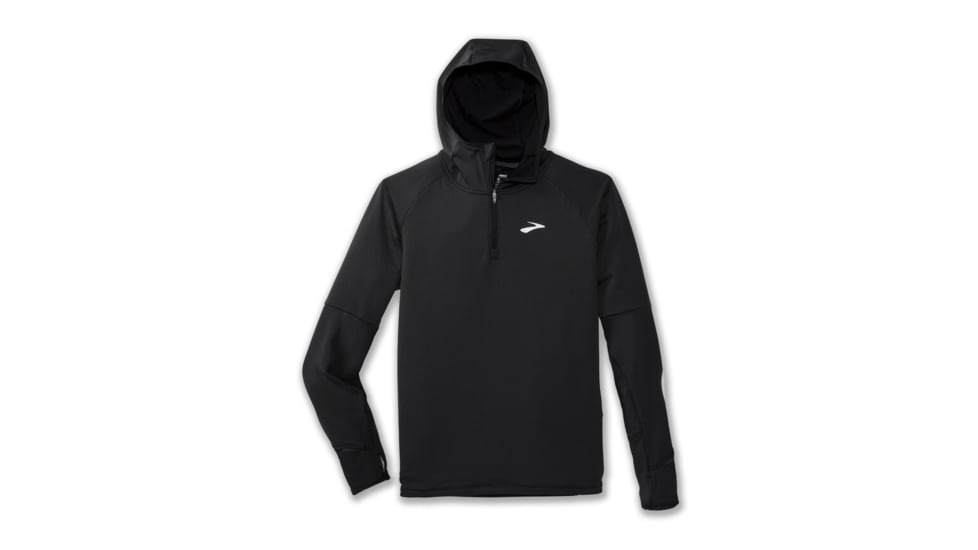 Brooks Notch Thermal Hoodie 2.0 - Men's, Black, L, 211402001.035