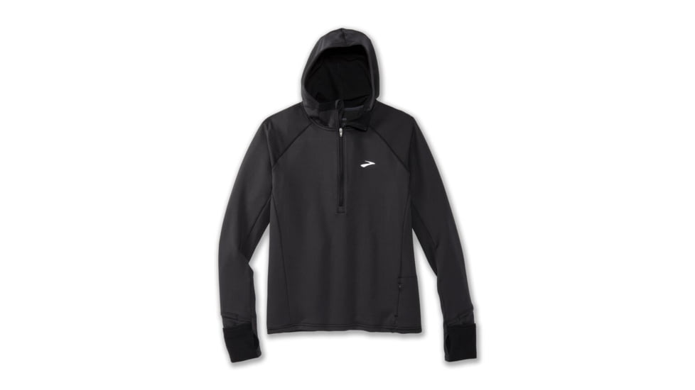 Brooks Notch Thermal Hoodie 2.0 - Women's, Black, S, 221568001.025
