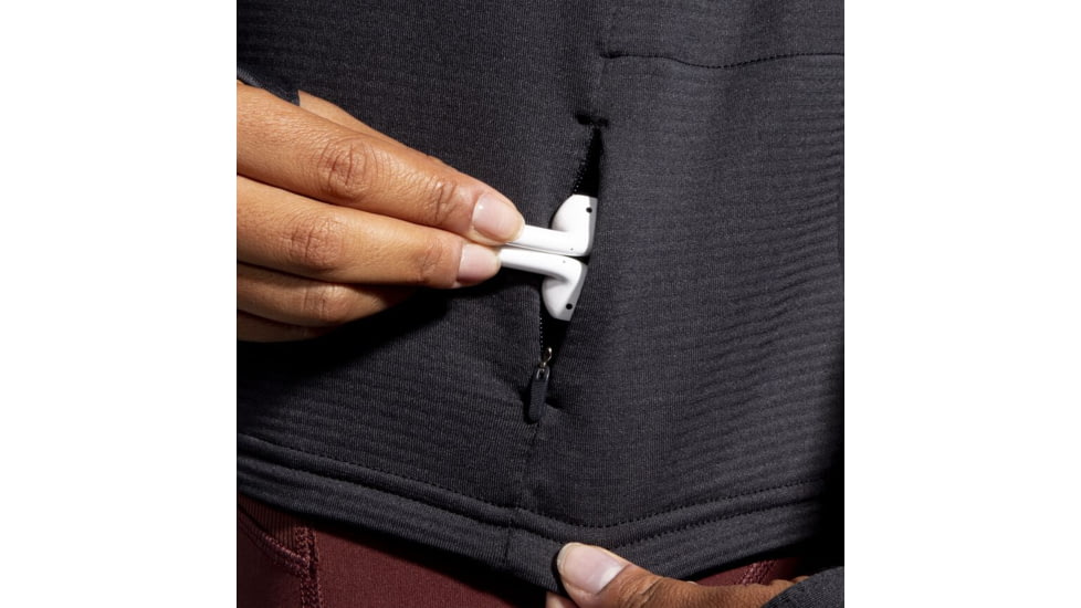 Brooks Notch Thermal Long Sleeve 2.0 - Womens, Medium, Black, 221567001.030