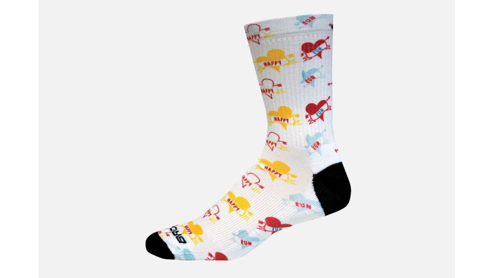 Brooks Pacesetter Crew Running Sock, Valentine's, Extra Large 741496-Valentine's-XL