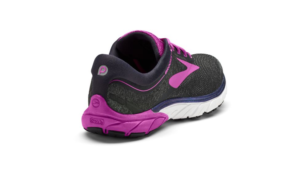 Brooks PureCadence 7 Women's Road Running Shoe, Black/Purple/Multi, 120261 023