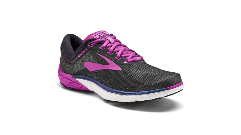 Brooks PureCadence 7 Women's Road Running Shoe, Black/Purple/Multi, 120261 023