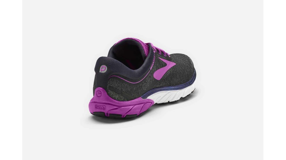 Brooks PureCadence 7 Womens Road Running Shoes, Black/Purple/Multi, 11.5 US, Medium, 1202611B023.115