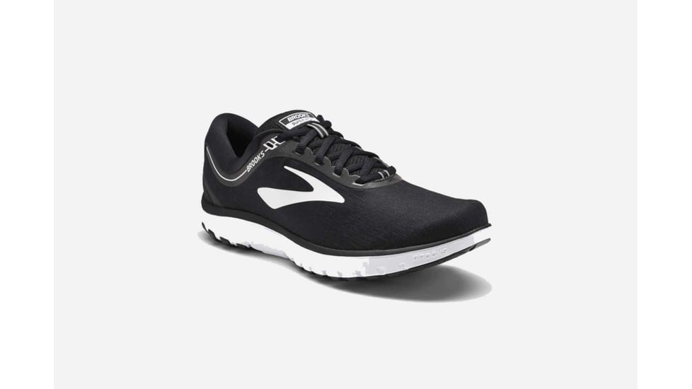 Brooks PureFlow 7 Womens Road Running Shoes, Black/White, 5.5 US, Medium, 1202621B048.055