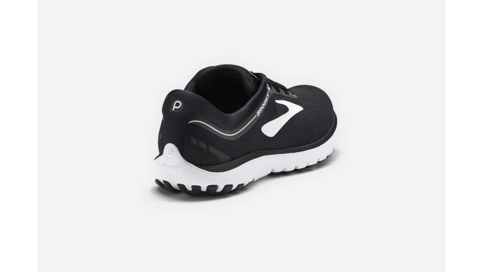 Brooks PureFlow 7 Womens Road Running Shoes, Black/White, 5.5 US, Medium, 1202621B048.055