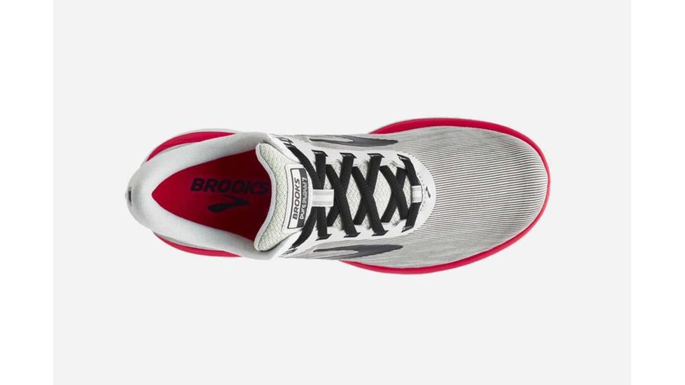 Brooks PureFlow 7 Womens Road Running Shoes, Grey/Black/Pink, 7.5 US, Medium, 1202621B078.075