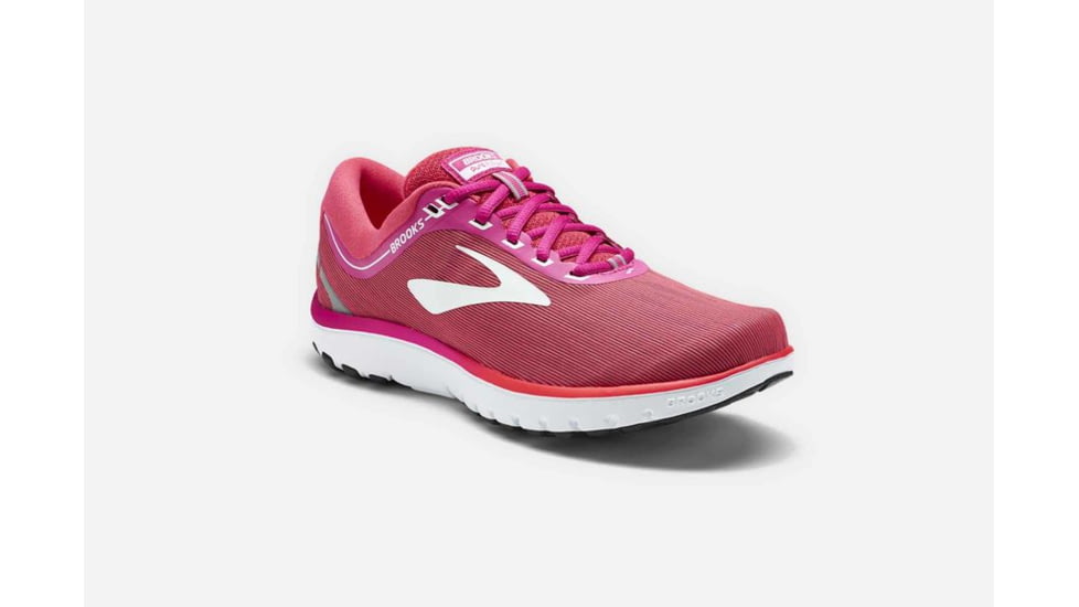 Brooks PureFlow 7 Womens Road Running Shoes, Pink/Pink/White, 5 US, Medium, 1202621B684.050