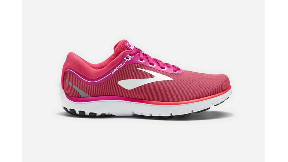 Brooks PureFlow 7 Womens Road Running Shoes, Pink/Pink/White, 5 US, Medium, 1202621B684.050