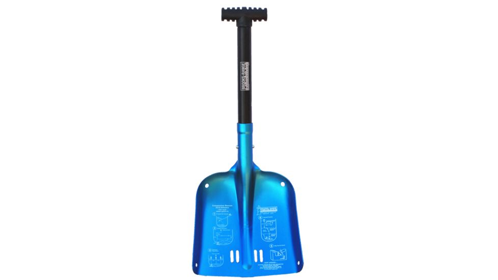 Brooks-Range Compact Sharktooth Shovel-Blue