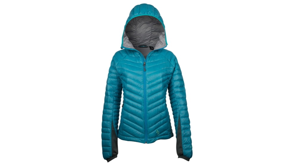 Brooks-Range Mountaineering Down Hoody - Women's, Carribean Blue, Small 6552-Carribean Blue-S