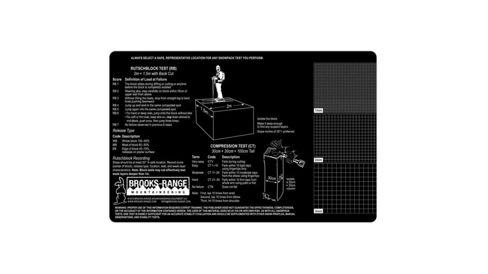Brooks-Range Mountaineering Snow Crystal Card Pro
