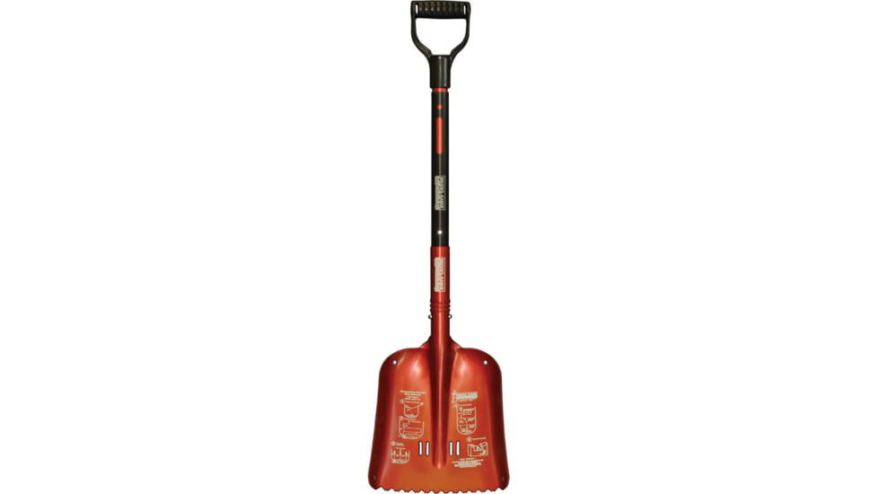 Brooks-Range Pro Sharktooth Shovel D Red 2313-100-0
